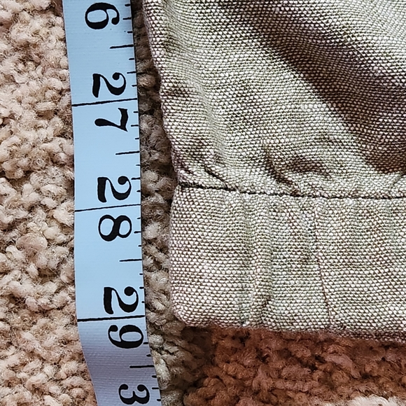 NWOT Sonoma Linen Blend Cargo Jogger Size 12 Color Army Green green - Picture 11 of 15